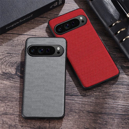 For Google Pixel 9 Case Scratch-proof  Nylon Coated TPU Back Phone Cover