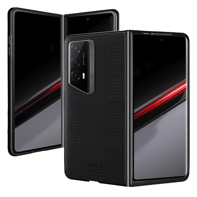 VILI TH Series for Honor Magic V2 RSR Porsche Design Cover PU Leather Coated PC+TPU Anti-fall Back Case