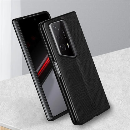 VILI TH Series for Honor Magic V2 RSR Porsche Design Cover PU Leather Coated PC+TPU Anti-fall Back Case