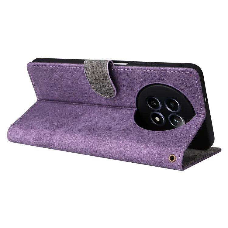 For Realme 12 / 12x 5G Case with Hand Strap RFID Blocking Wallet Leather Cover