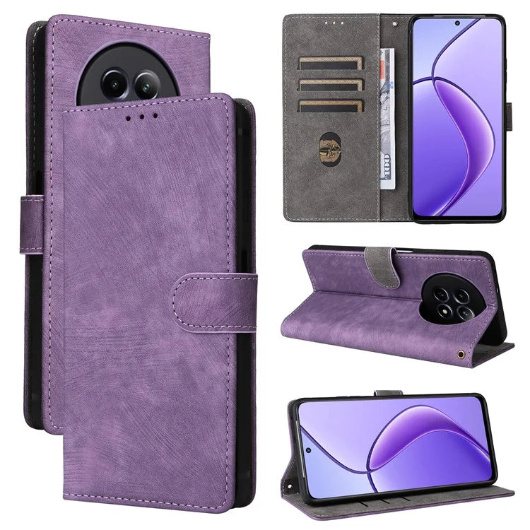 For Realme 12 / 12x 5G Case with Hand Strap RFID Blocking Wallet Leather Cover