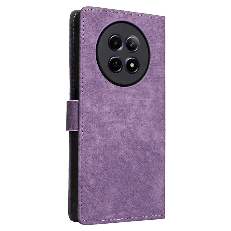 For Realme 12 / 12x 5G Case with Hand Strap RFID Blocking Wallet Leather Cover