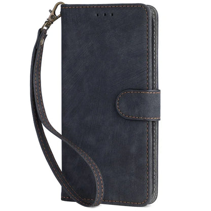 For Realme 12 / 12x 5G Case with Hand Strap RFID Blocking Wallet Leather Cover