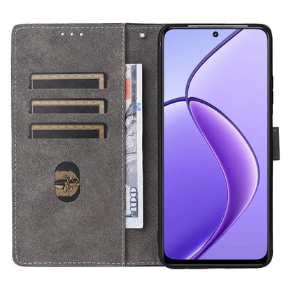 For Realme 12 / 12x 5G Case with Hand Strap RFID Blocking Wallet Leather Cover