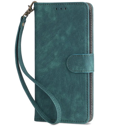 For Realme 12 / 12x 5G Case with Hand Strap RFID Blocking Wallet Leather Cover