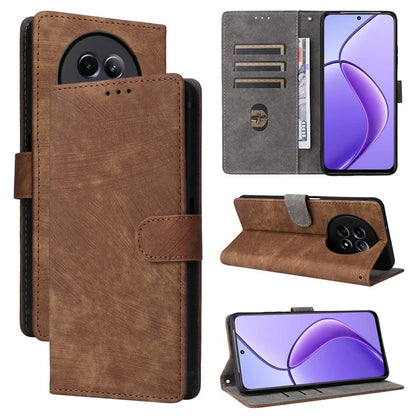 For Realme 12 / 12x 5G Case with Hand Strap RFID Blocking Wallet Leather Cover