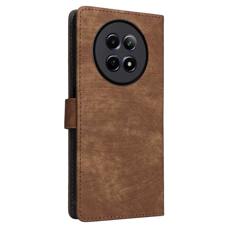 For Realme 12 / 12x 5G Case with Hand Strap RFID Blocking Wallet Leather Cover