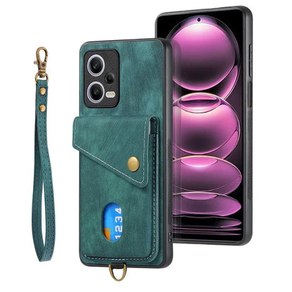 D1 For Xiaomi Redmi Note 12 Pro 5G / 12 Pro Speed 5G / Poco X5 Pro 5G Case Kickstand Leather+TPU Phone Cover