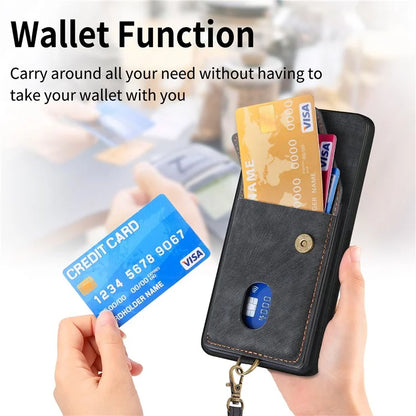 D1 For Xiaomi Redmi Note 13 Pro 5G / Poco X6 5G Case Anti-Drop PU+TPU Phone Cover with Kickstand