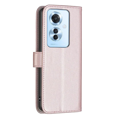 BINFEN COLOR BF17 For Oppo Reno11 F 5G Case Magnetic Closure Folio Stand Phone Cover