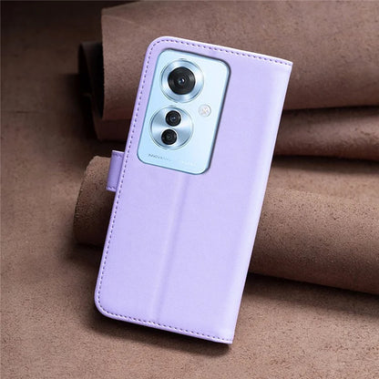 BINFEN COLOR BF17 For Oppo Reno11 F 5G Case Magnetic Closure Folio Stand Phone Cover