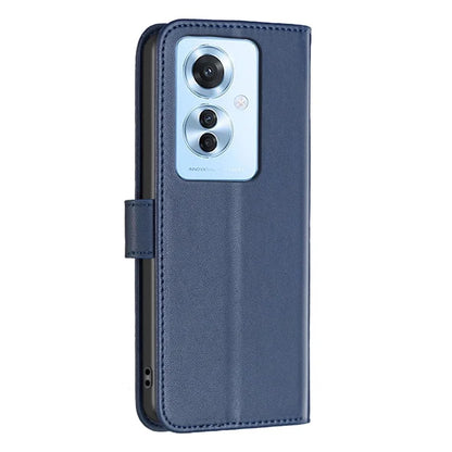 BINFEN COLOR BF17 For Oppo Reno11 F 5G Case Magnetic Closure Folio Stand Phone Cover