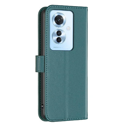 BINFEN COLOR BF17 For Oppo Reno11 F 5G Case Magnetic Closure Folio Stand Phone Cover