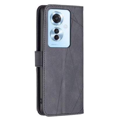 BINFEN COLOR BF05 For Oppo Reno11 F 5G Leather Case Flip Stand Wallet Phone Cover