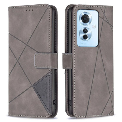 BINFEN COLOR BF05 For Oppo Reno11 F 5G Leather Case Flip Stand Wallet Phone Cover