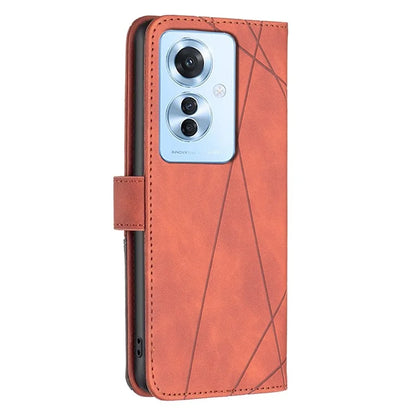 BINFEN COLOR BF05 For Oppo Reno11 F 5G Leather Case Flip Stand Wallet Phone Cover