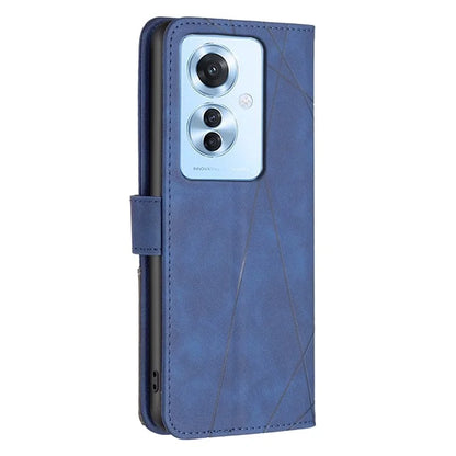 BINFEN COLOR BF05 For Oppo Reno11 F 5G Leather Case Flip Stand Wallet Phone Cover