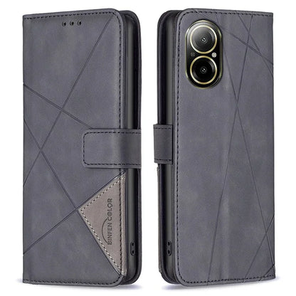 BINFEN COLOR BF05 For Realme C67 4G Leather Case Card Holder Wallet Phone Cover