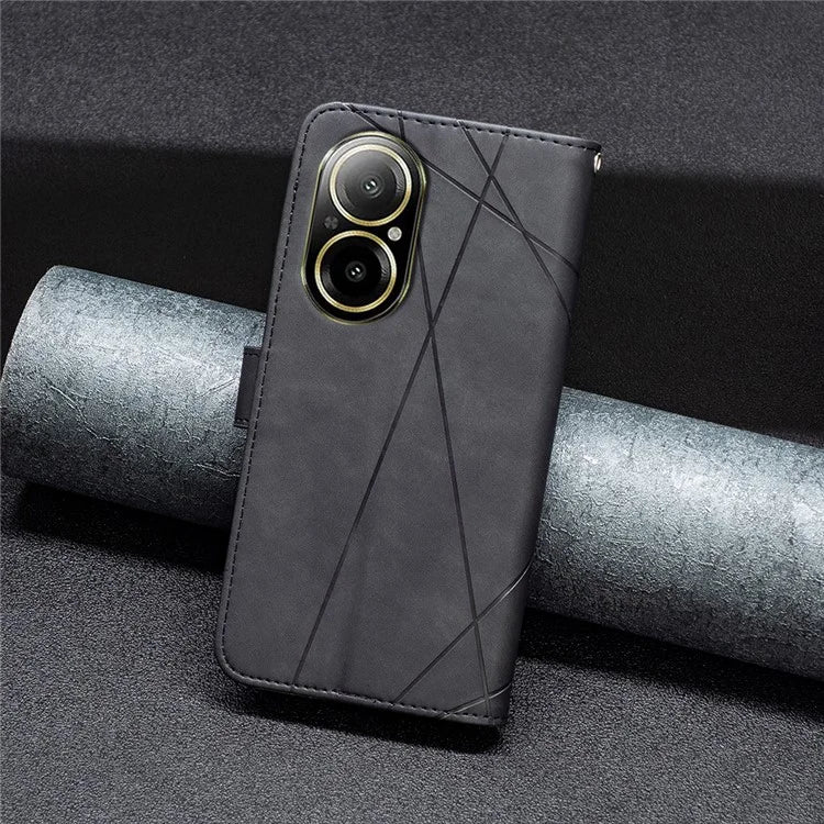 BINFEN COLOR BF05 For Realme C67 4G Leather Case Card Holder Wallet Phone Cover