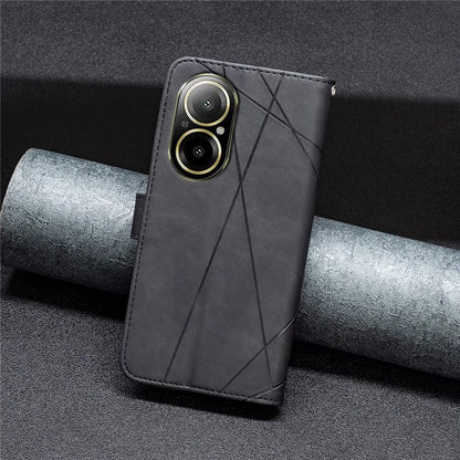 BINFEN COLOR BF05 For Realme C67 4G Leather Case Card Holder Wallet Phone Cover