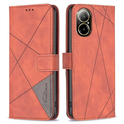 BINFEN COLOR BF05 For Realme C67 4G Leather Case Card Holder Wallet Phone Cover