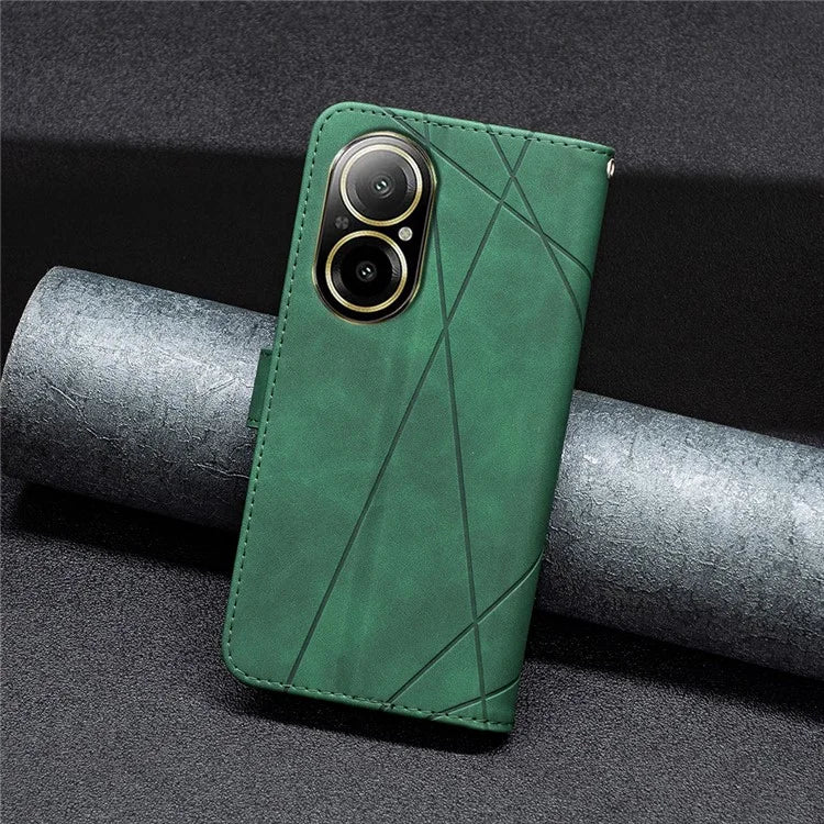 BINFEN COLOR BF05 For Realme C67 4G Leather Case Card Holder Wallet Phone Cover