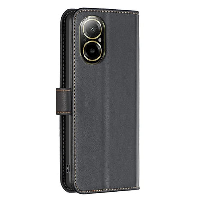 BINFEN COLOR BF17 For Realme C67 4G Case Wallet Leather Folio Phone Cover with Magnetic Closure