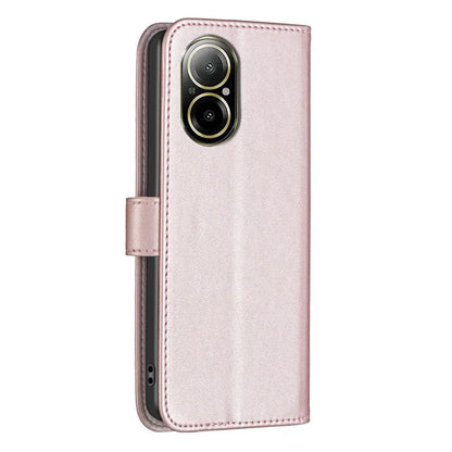 BINFEN COLOR BF17 For Realme C67 4G Case Wallet Leather Folio Phone Cover with Magnetic Closure