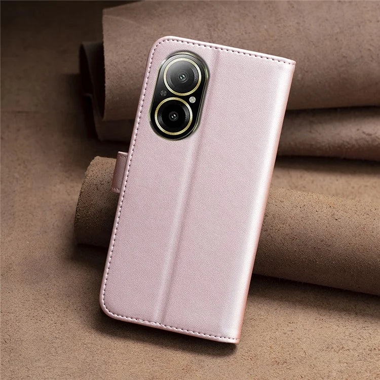 BINFEN COLOR BF17 For Realme C67 4G Case Wallet Leather Folio Phone Cover with Magnetic Closure