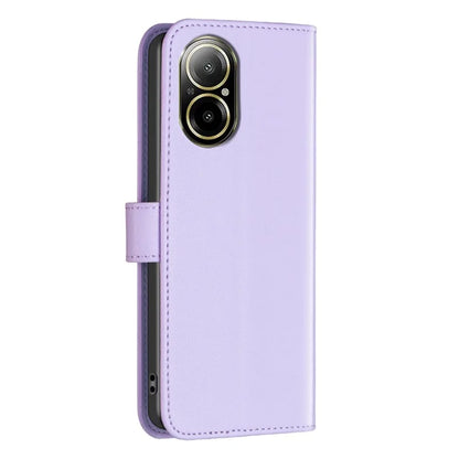 BINFEN COLOR BF17 For Realme C67 4G Case Wallet Leather Folio Phone Cover with Magnetic Closure