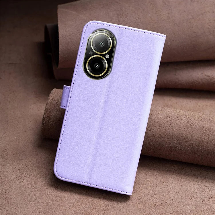 BINFEN COLOR BF17 For Realme C67 4G Case Wallet Leather Folio Phone Cover with Magnetic Closure