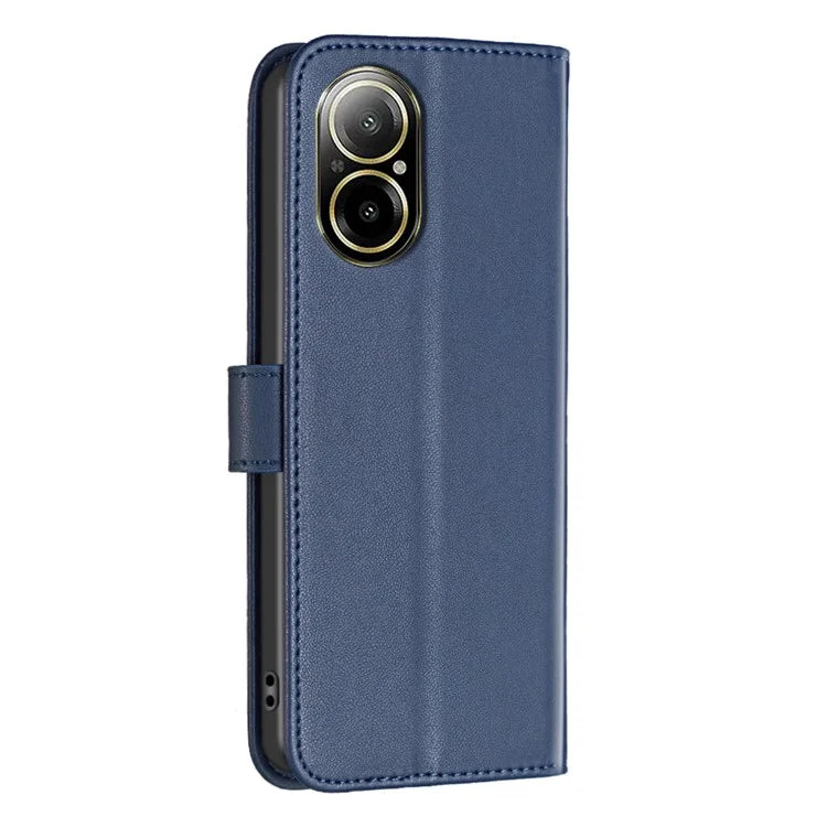 BINFEN COLOR BF17 For Realme C67 4G Case Wallet Leather Folio Phone Cover with Magnetic Closure