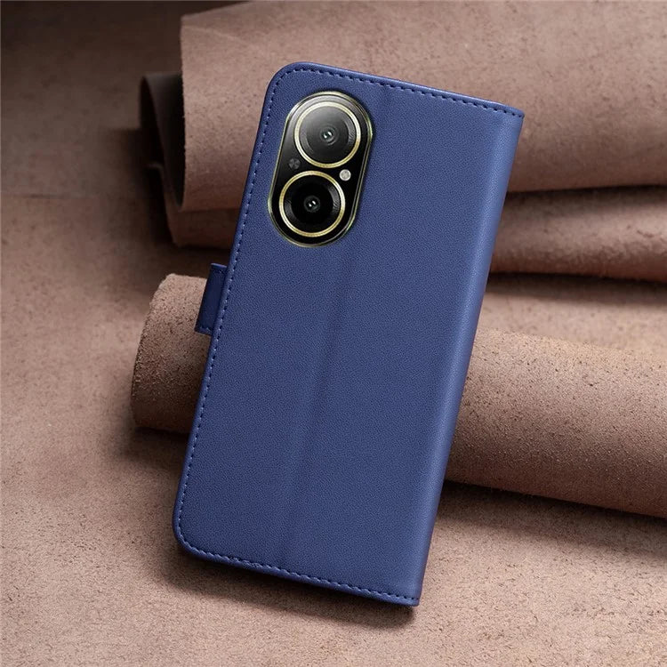 BINFEN COLOR BF17 For Realme C67 4G Case Wallet Leather Folio Phone Cover with Magnetic Closure