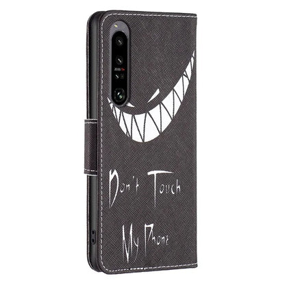 For Sony Xperia 1 VI Cell Phone Cases Leather Pattern Printing Flip Stand Cover