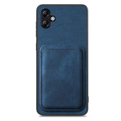 D12 For Samsung Galaxy A05 4G Case Leather + TPU Vintage Phone Cover with Card Holder