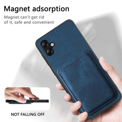 D12 For Samsung Galaxy A05 4G Case Leather + TPU Vintage Phone Cover with Card Holder