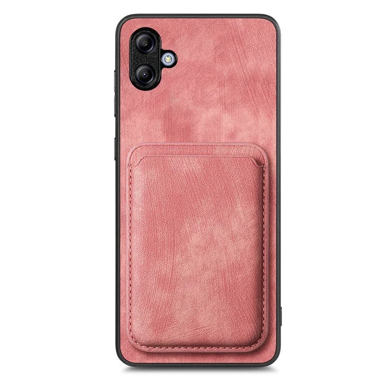 D12 For Samsung Galaxy A05 4G Case Leather + TPU Vintage Phone Cover with Card Holder