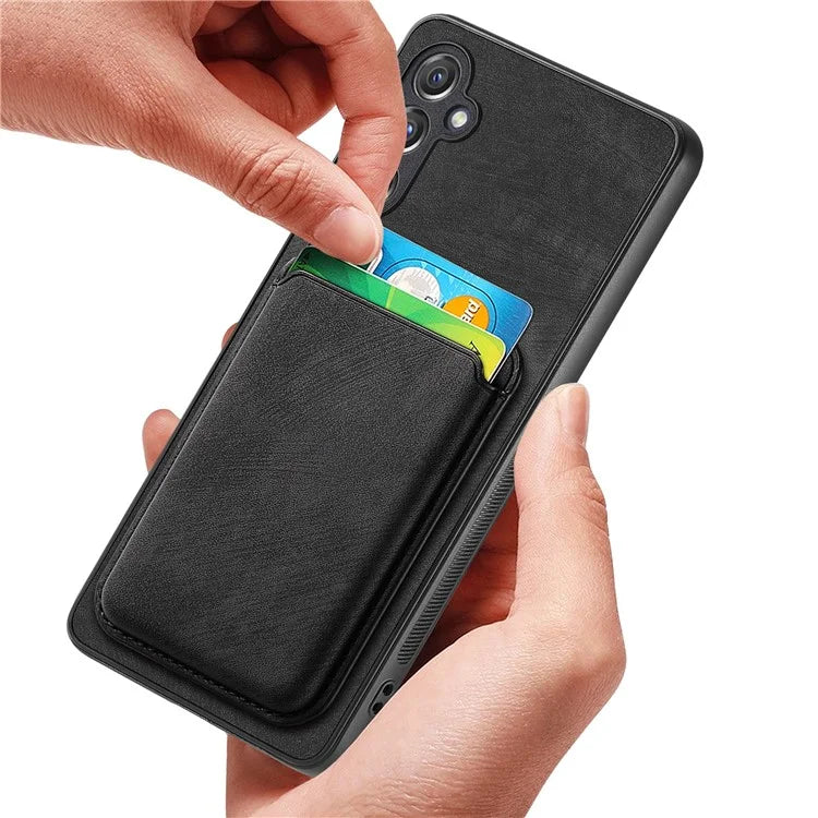 D12 For Samsung Galaxy A14 4G / 5G Case Leather+TPU Magnetic Detachable Phone Cover