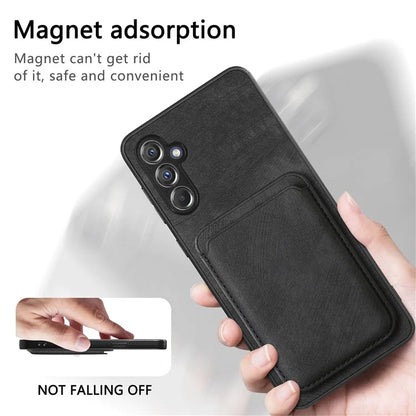 D12 For Samsung Galaxy A14 4G / 5G Case Leather+TPU Magnetic Detachable Phone Cover