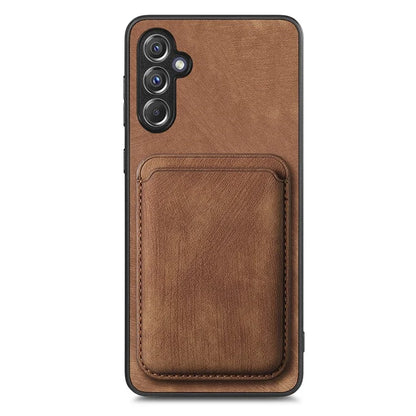 D12 For Samsung Galaxy A14 4G / 5G Case Leather+TPU Magnetic Detachable Phone Cover