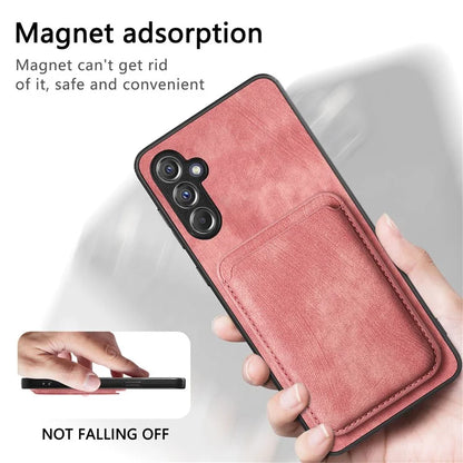 D12 For Samsung Galaxy A14 4G / 5G Case Leather+TPU Magnetic Detachable Phone Cover