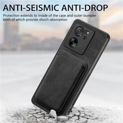 D12 For Xiaomi 13T / 13T Pro / Redmi K60 Ultra Case Magnetic Detachable Retro Leather Back Cover