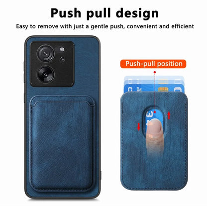 D12 For Xiaomi 13T / 13T Pro / Redmi K60 Ultra Case Magnetic Detachable Retro Leather Back Cover