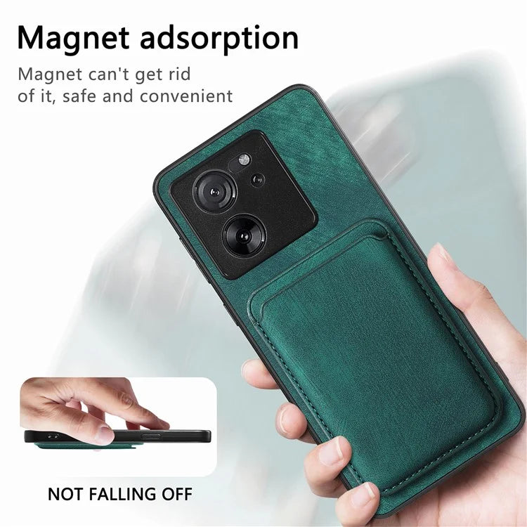 D12 For Xiaomi 13T / 13T Pro / Redmi K60 Ultra Case Magnetic Detachable Retro Leather Back Cover