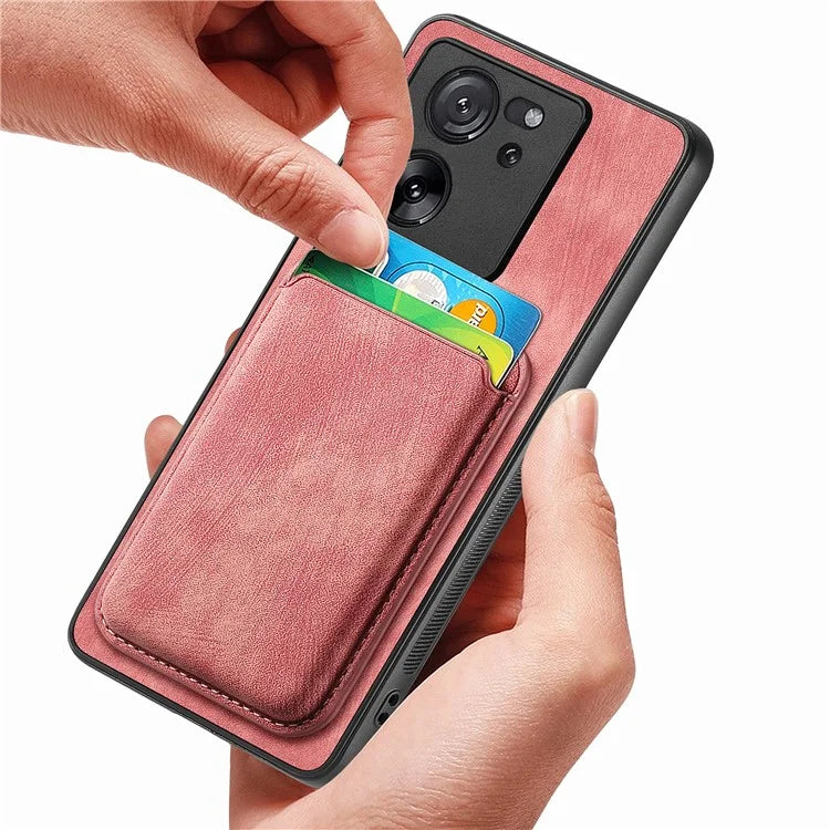 D12 For Xiaomi 13T / 13T Pro / Redmi K60 Ultra Case Magnetic Detachable Retro Leather Back Cover