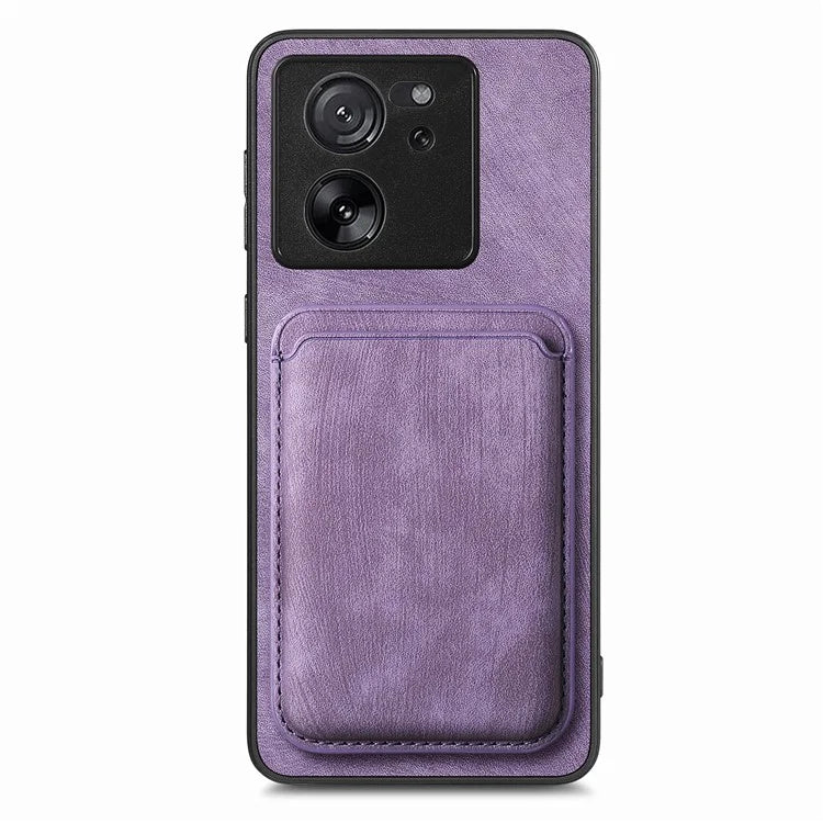 D12 For Xiaomi 13T / 13T Pro / Redmi K60 Ultra Case Magnetic Detachable Retro Leather Back Cover