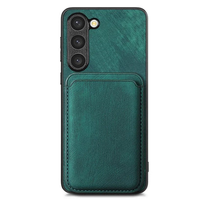 D12 For Samsung Galaxy S23 Case Magnetic Detachable Card Slots PU Leather Phone Cover