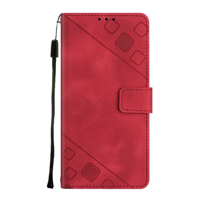 PT005 YB Imprinting Series-6 For Google Pixel 9 Pro Leather Case Wallet Card Slots Phone Cover