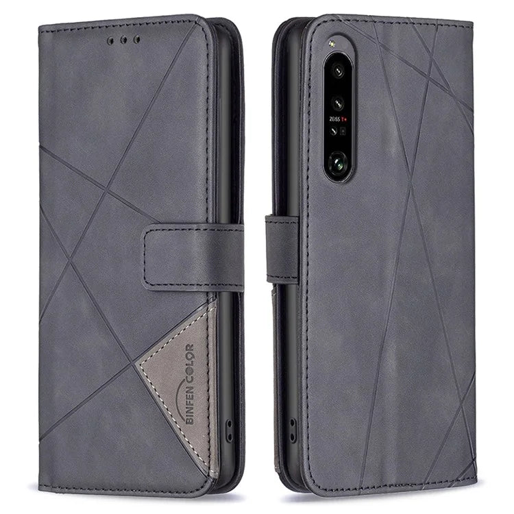 BINFEN COLOR BF05 For Sony Xperia 1 VI Cell Phone Case Flip Stand Wallet Cover