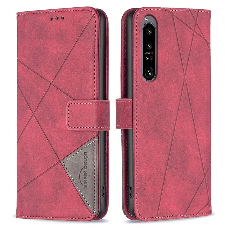 BINFEN COLOR BF05 For Sony Xperia 1 VI Cell Phone Case Flip Stand Wallet Cover